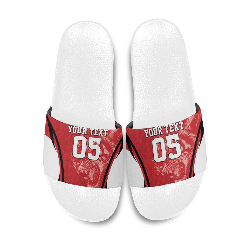 Custom South Korea Football 2026 Slide Sandals Taegeuk Warriors Spirit Sporty Style