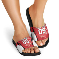 Custom South Korea Football 2026 Slide Sandals Taegeuk Warriors Spirit Sporty Style
