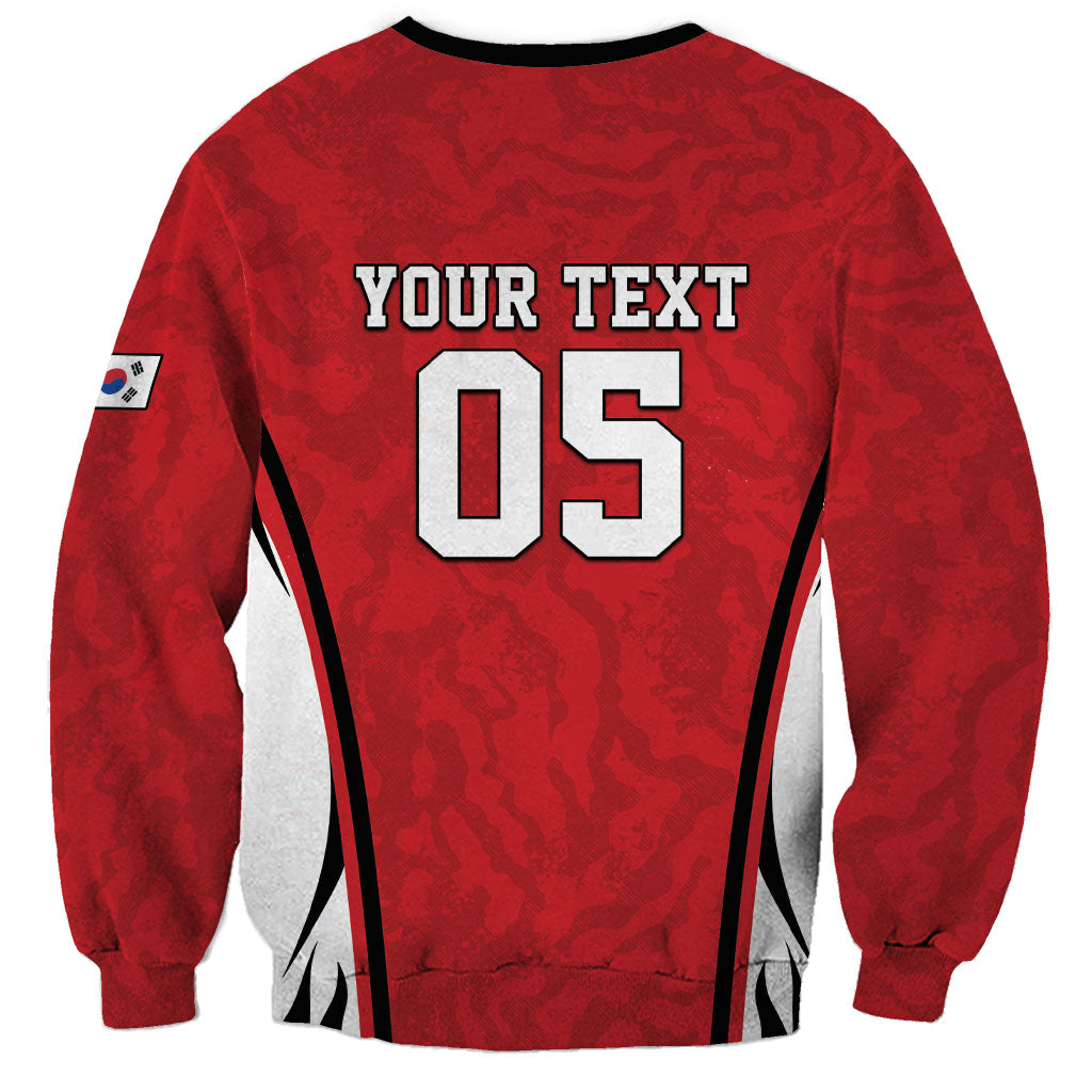 Custom South Korea Football 2026 Sweatshirt Taegeuk Warriors Spirit Sporty Style