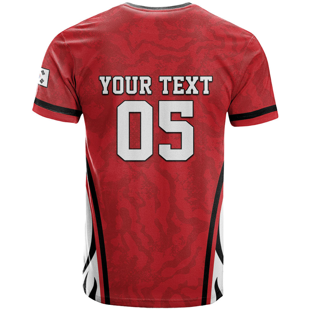 Custom South Korea Football 2026 T Shirt Taegeuk Warriors Spirit Sporty Style