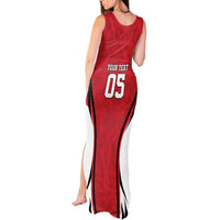 Custom South Korea Football 2026 Tank Maxi Dress Taegeuk Warriors Spirit Sporty Style