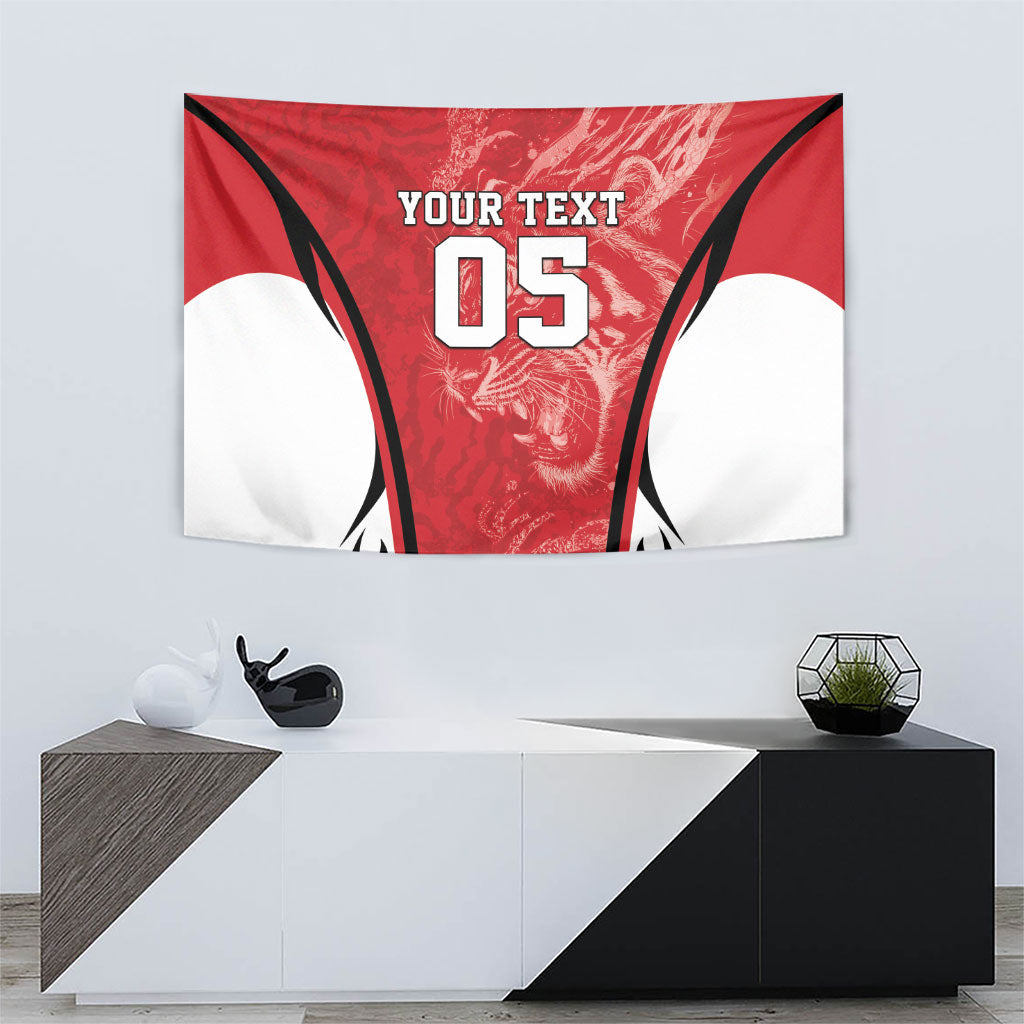 Custom South Korea Football 2026 Tapestry Taegeuk Warriors Spirit Sporty Style