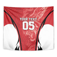 Custom South Korea Football 2026 Tapestry Taegeuk Warriors Spirit Sporty Style