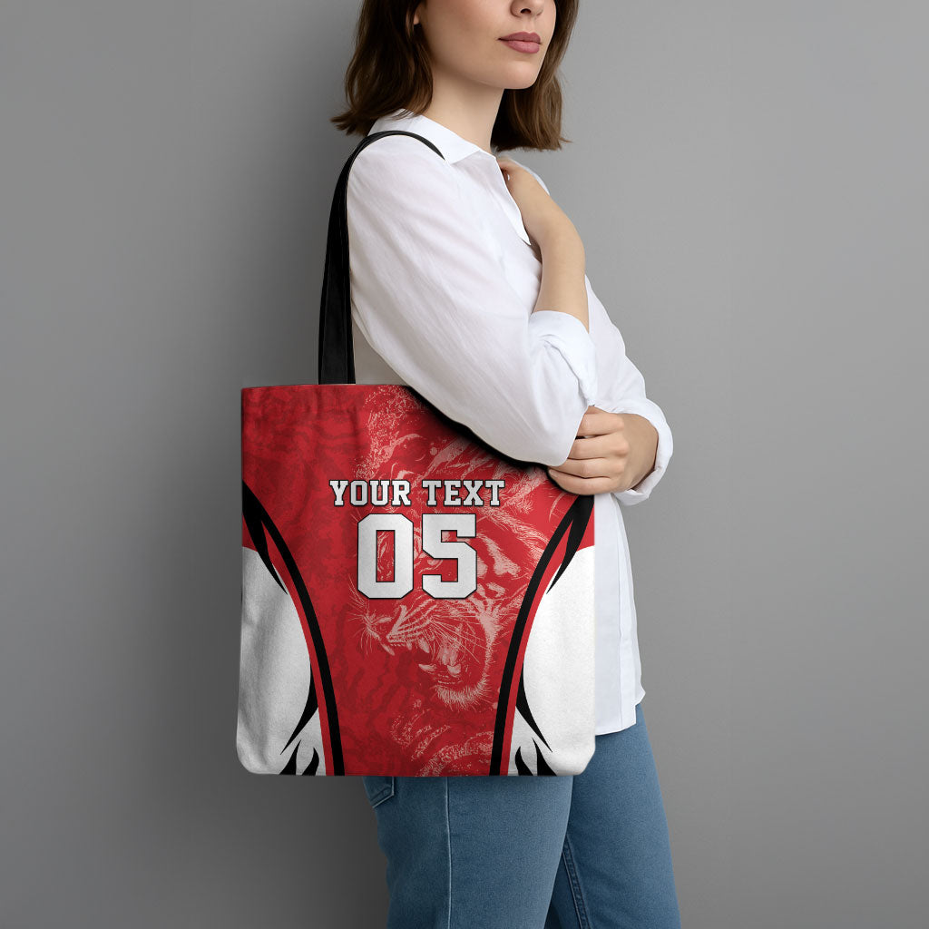 Custom South Korea Football 2026 Tote Bag Taegeuk Warriors Spirit Sporty Style