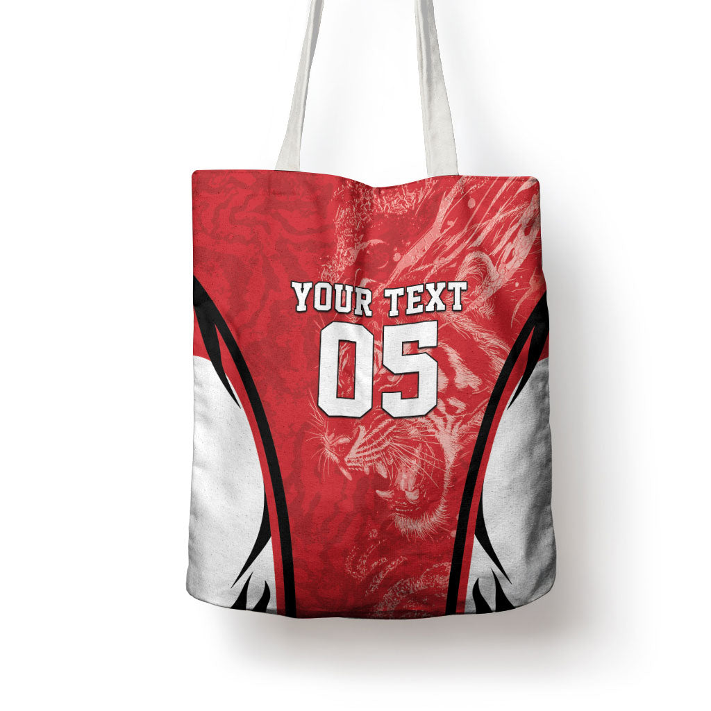 Custom South Korea Football 2026 Tote Bag Taegeuk Warriors Spirit Sporty Style