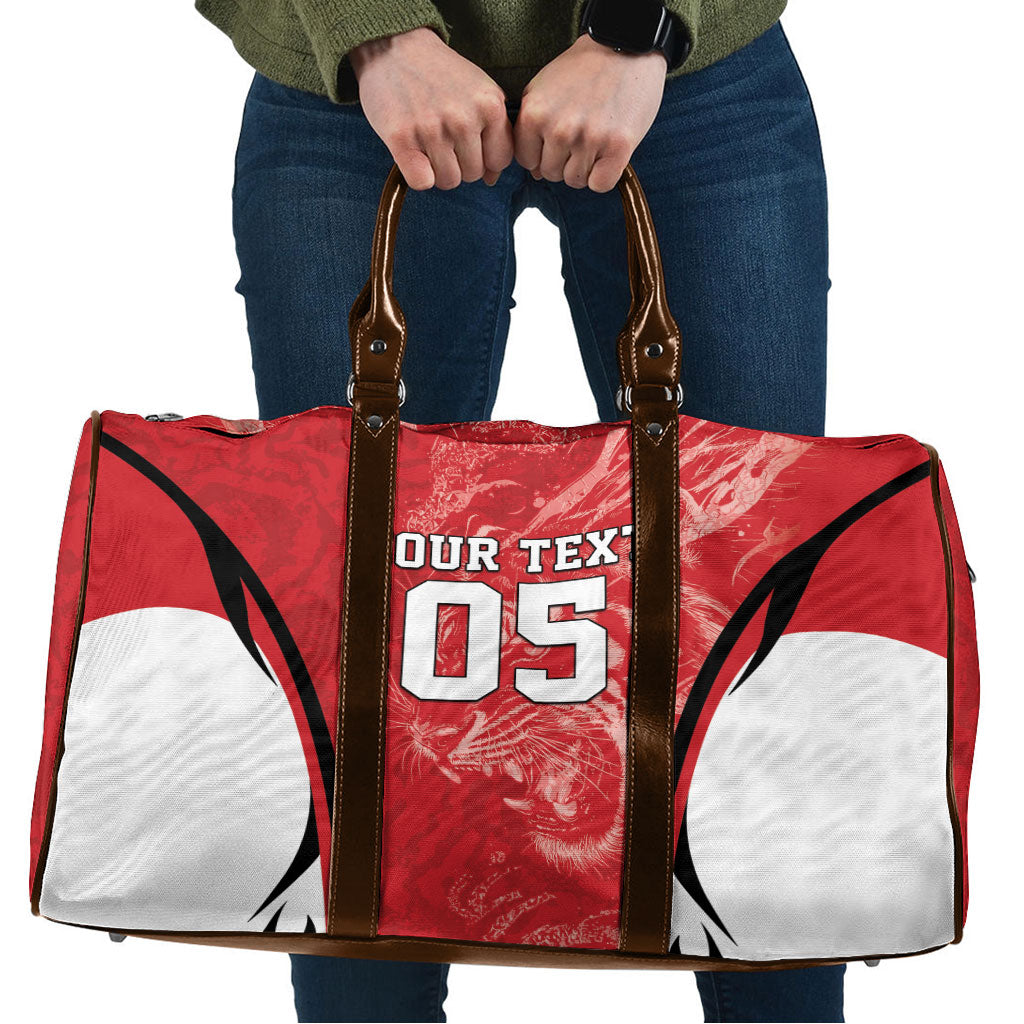 Custom South Korea Football 2026 Travel Bag Taegeuk Warriors Spirit Sporty Style