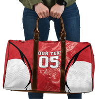 Custom South Korea Football 2026 Travel Bag Taegeuk Warriors Spirit Sporty Style