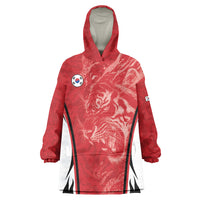 Custom South Korea Football 2026 Wearable Blanket Hoodie Taegeuk Warriors Spirit Sporty Style