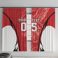 Custom South Korea Football 2026 Window Curtain Taegeuk Warriors Spirit Sporty Style