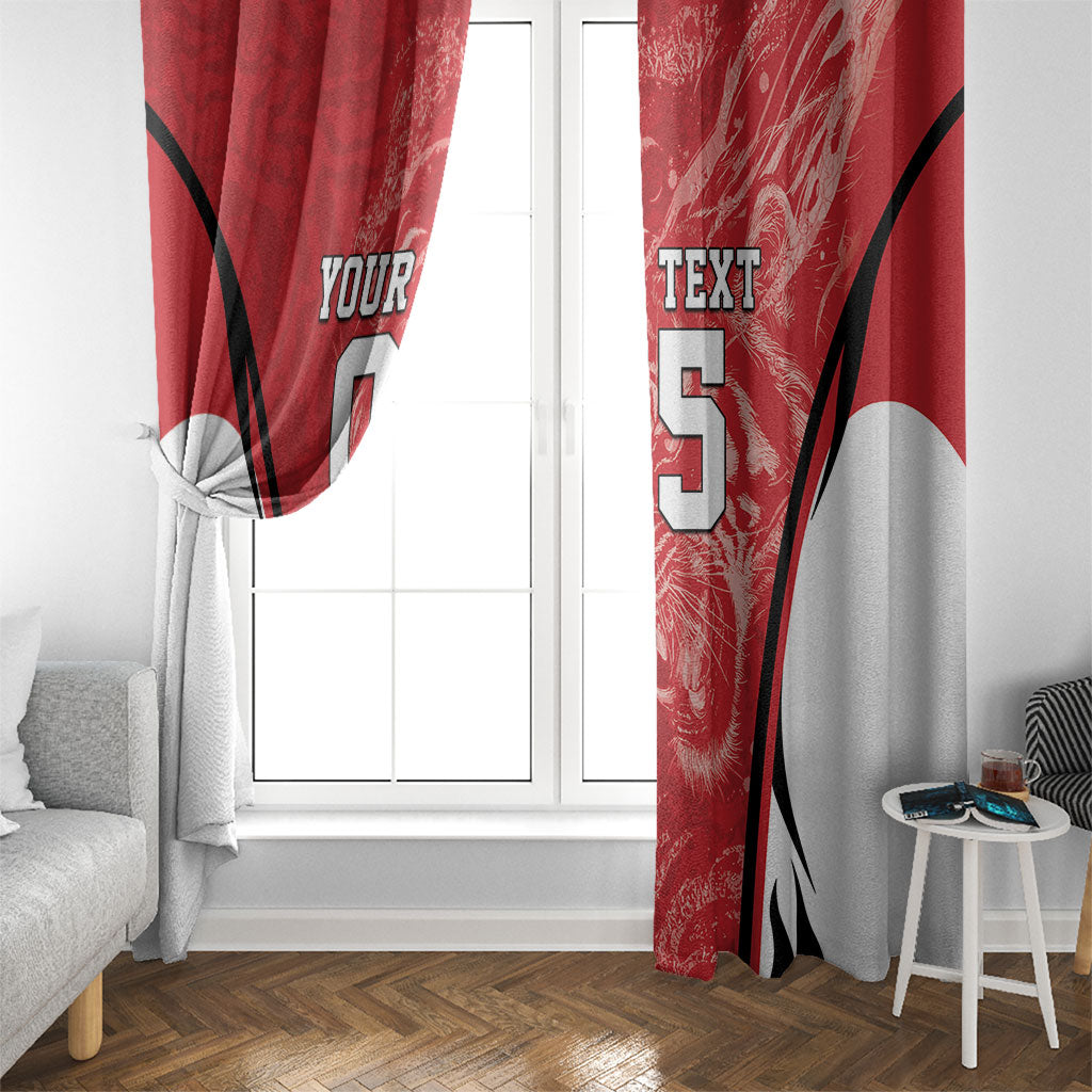 Custom South Korea Football 2026 Window Curtain Taegeuk Warriors Spirit Sporty Style