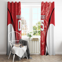Custom South Korea Football 2026 Window Curtain Taegeuk Warriors Spirit Sporty Style