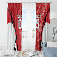 Custom South Korea Football 2026 Window Curtain Taegeuk Warriors Spirit Sporty Style