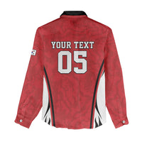 Custom South Korea Football 2026 Women Casual Shirt Taegeuk Warriors Spirit Sporty Style