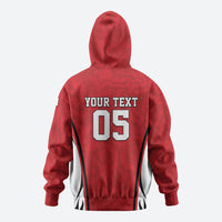 Custom South Korea Football 2026 Zip Hoodie Taegeuk Warriors Spirit Sporty Style