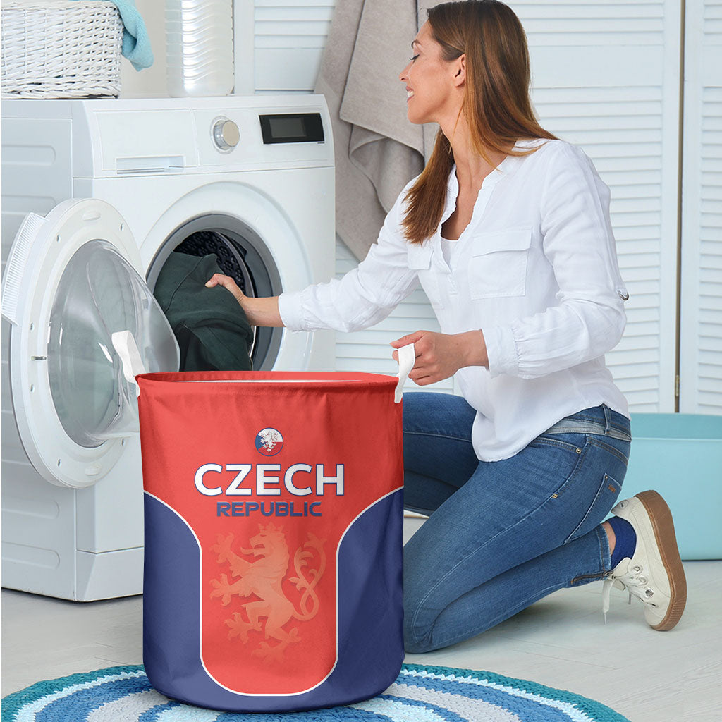 Czechia Football 2026 Laundry Basket National Lion Unique Style