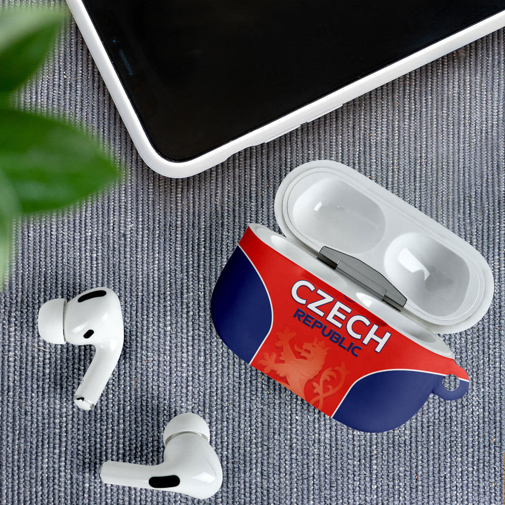 Czechia Football 2026 AirPods Case National Lion Unique Style