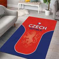 Czechia Football 2026 Area Rug National Lion Unique Style