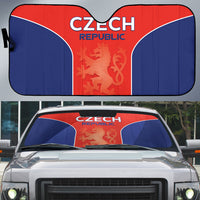 Czechia Football 2026 Auto Sun Shade National Lion Unique Style