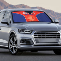 Czechia Football 2026 Auto Sun Shade National Lion Unique Style
