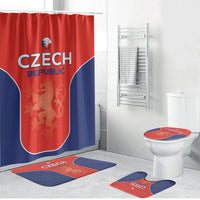 Czechia Football 2026 Bathroom Set National Lion Unique Style