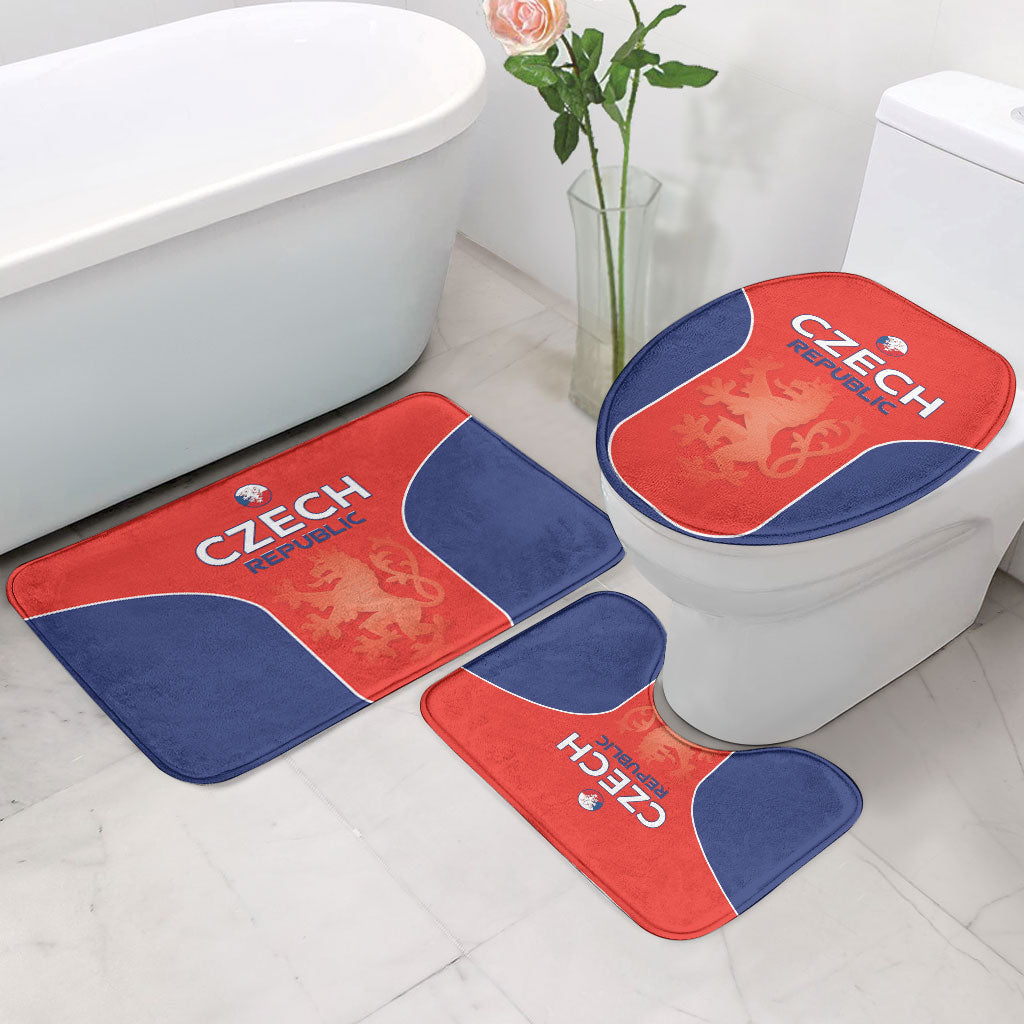 Czechia Football 2026 Bathroom Set National Lion Unique Style