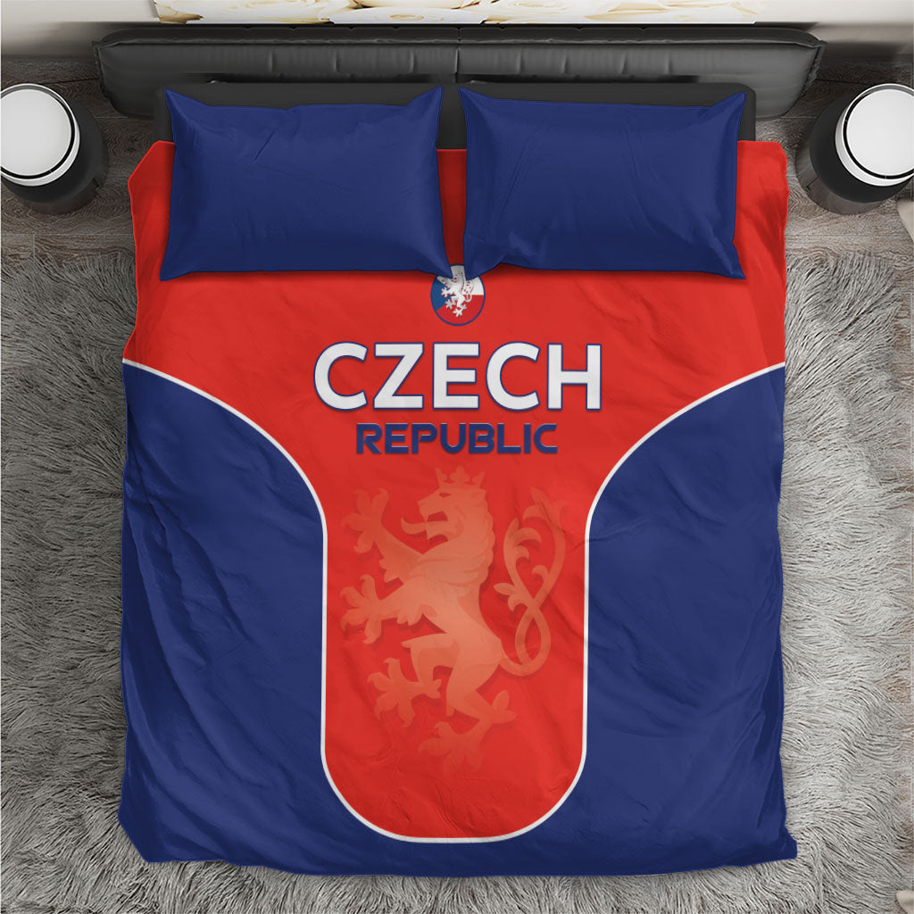 Czechia Football 2026 Bedding Set National Lion Unique Style