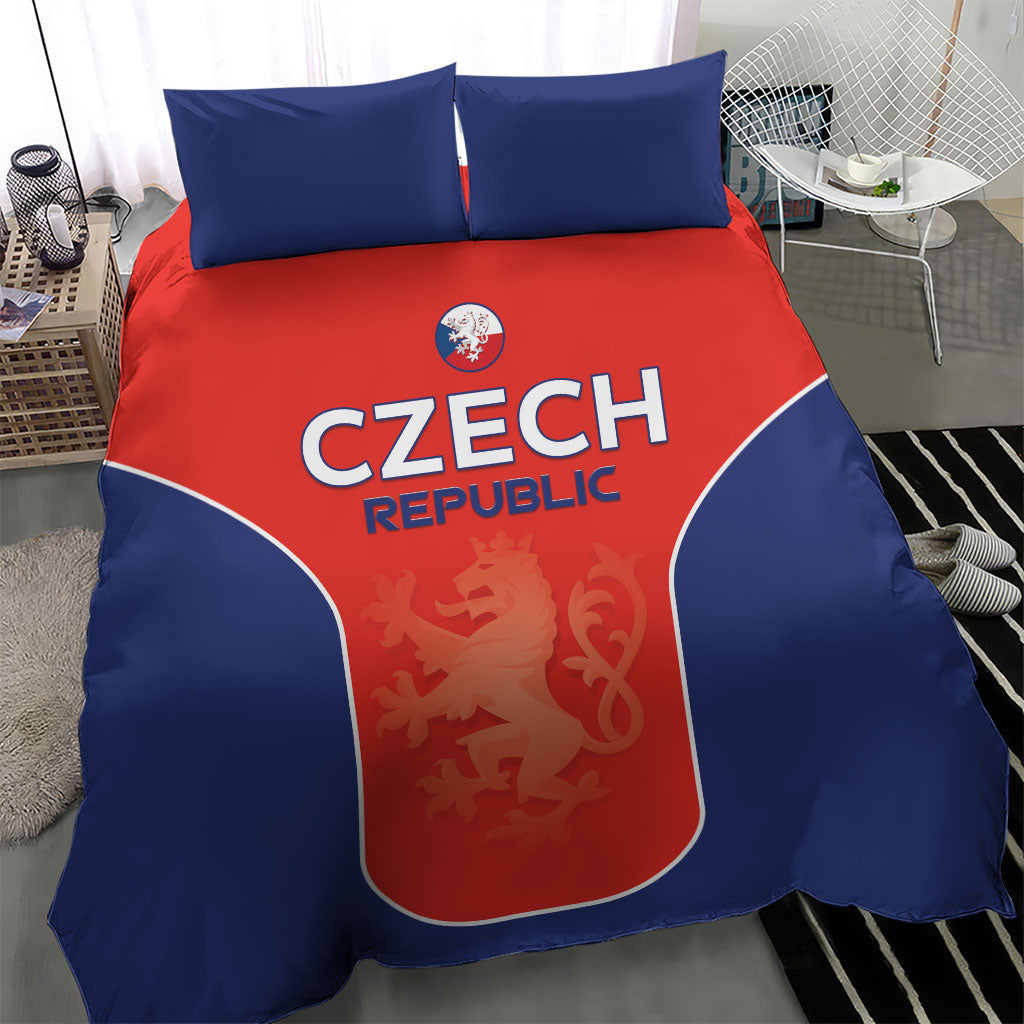 Czechia Football 2026 Bedding Set National Lion Unique Style