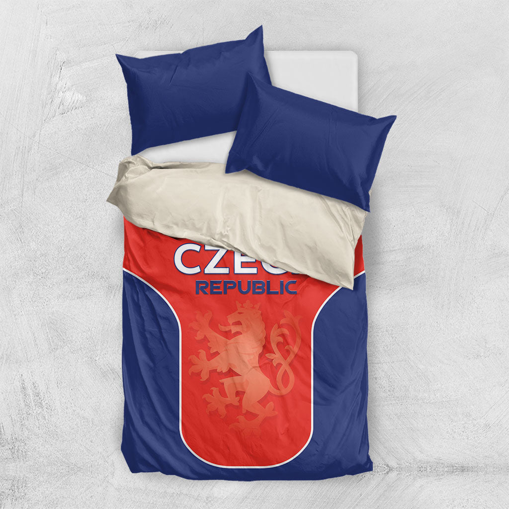 Czechia Football 2026 Bedding Set National Lion Unique Style
