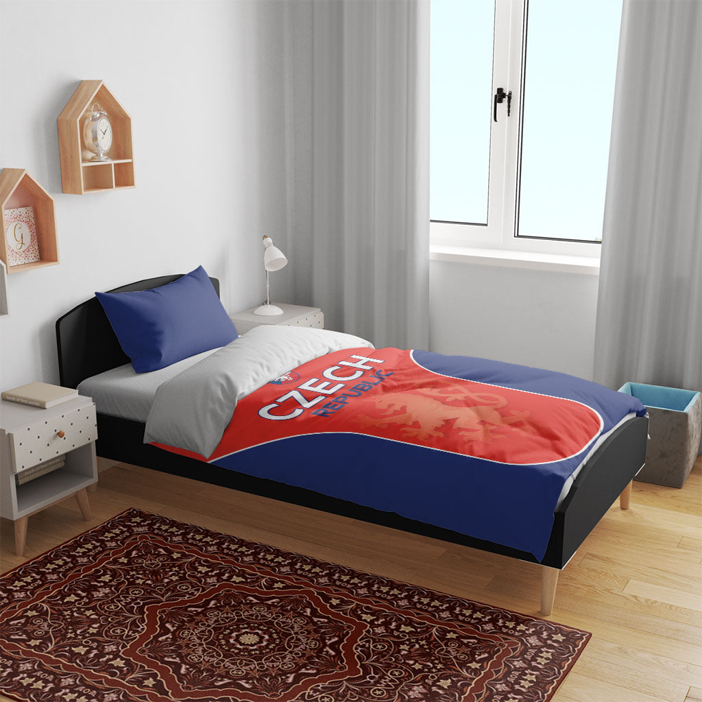 Czechia Football 2026 Bedding Set National Lion Unique Style