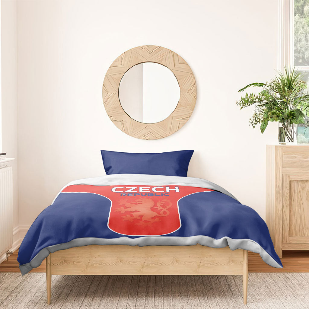 Czechia Football 2026 Bedding Set National Lion Unique Style