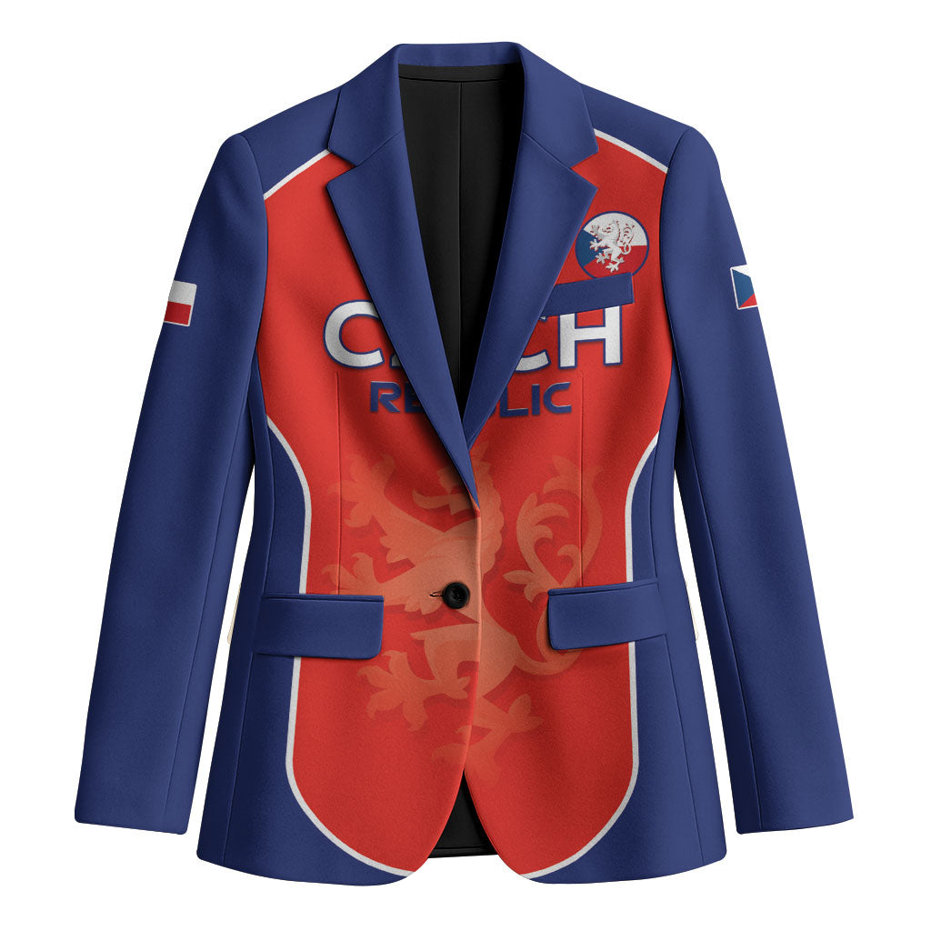 Custom Czechia Football 2026 Blazer National Lion Unique Style