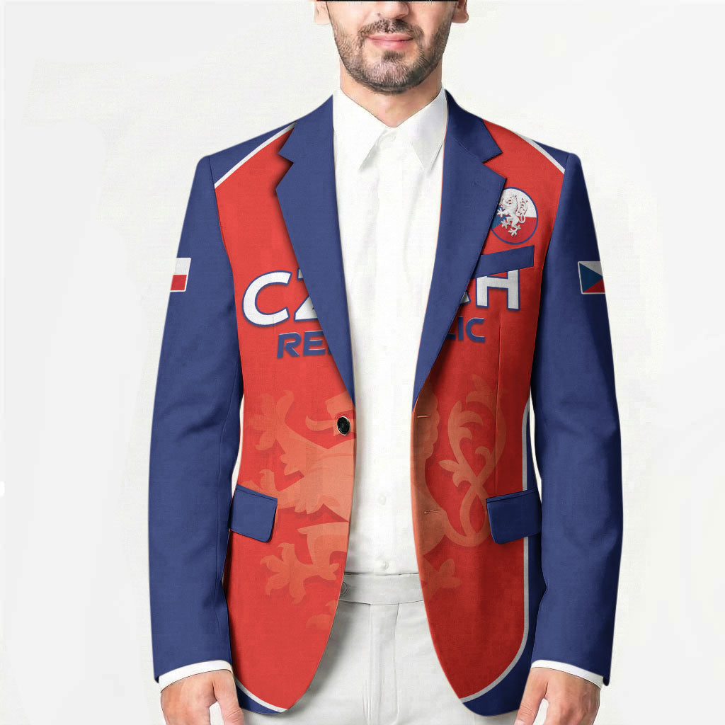 Custom Czechia Football 2026 Blazer National Lion Unique Style