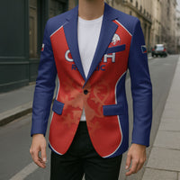Custom Czechia Football 2026 Blazer National Lion Unique Style