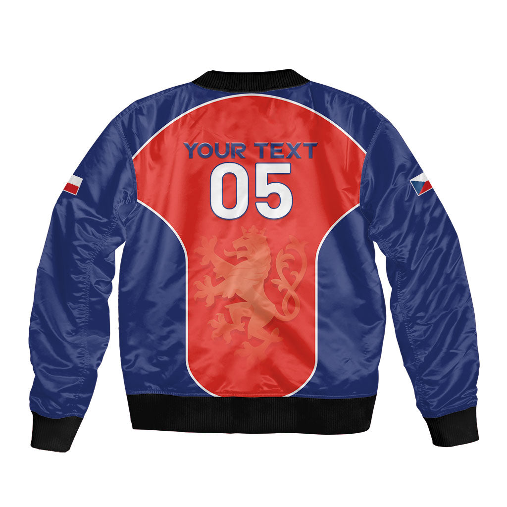 Custom Czechia Football 2026 Bomber Jacket National Lion Unique Style