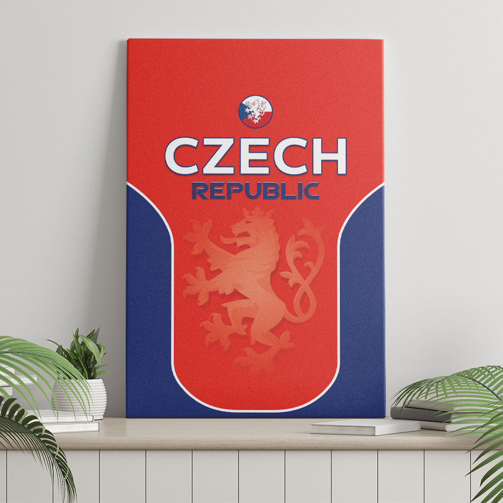 Czechia Football 2026 Canvas Wall Art National Lion Unique Style