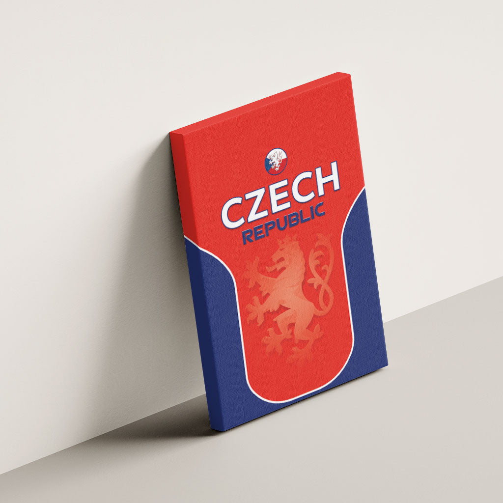 Czechia Football 2026 Canvas Wall Art National Lion Unique Style