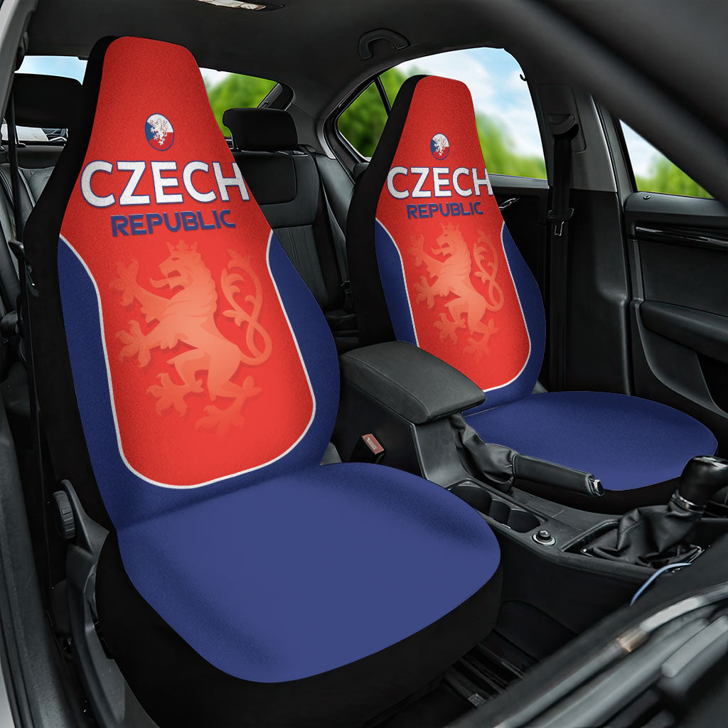 Czechia Football 2026 Car Seat Cover National Lion Unique Style