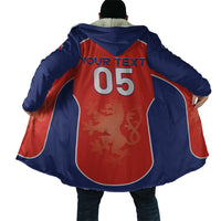 Custom Czechia Football 2026 Cloak National Lion Unique Style