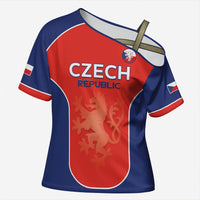 Custom Czechia Football 2026 Cross Shoulder Shirt National Lion Unique Style