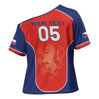 Custom Czechia Football 2026 Cross Shoulder Shirt National Lion Unique Style
