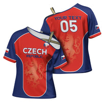 Custom Czechia Football 2026 Cross Shoulder Shirt National Lion Unique Style