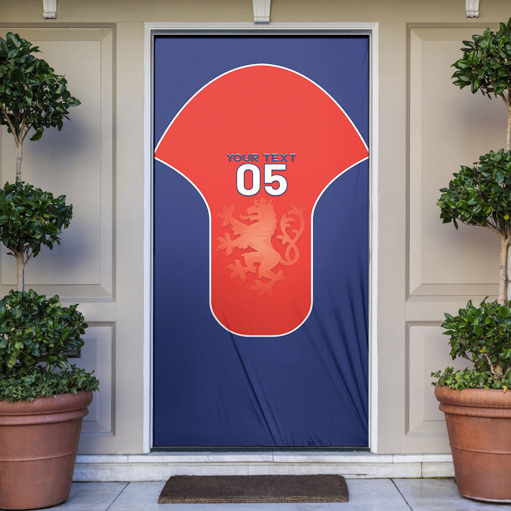 Custom Czechia Football 2026 Door Cover National Lion Unique Style