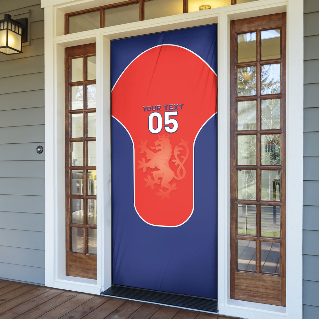 Custom Czechia Football 2026 Door Cover National Lion Unique Style