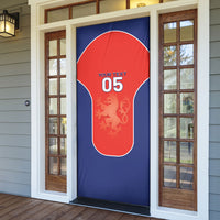 Custom Czechia Football 2026 Door Cover National Lion Unique Style