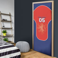 Custom Czechia Football 2026 Door Cover National Lion Unique Style