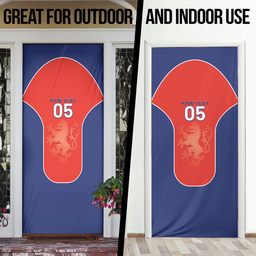 Custom Czechia Football 2026 Door Cover National Lion Unique Style