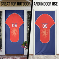 Custom Czechia Football 2026 Door Cover National Lion Unique Style