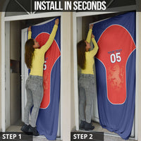 Custom Czechia Football 2026 Door Cover National Lion Unique Style