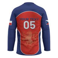 Custom Czechia Football 2026 Hockey Jersey National Lion Unique Style