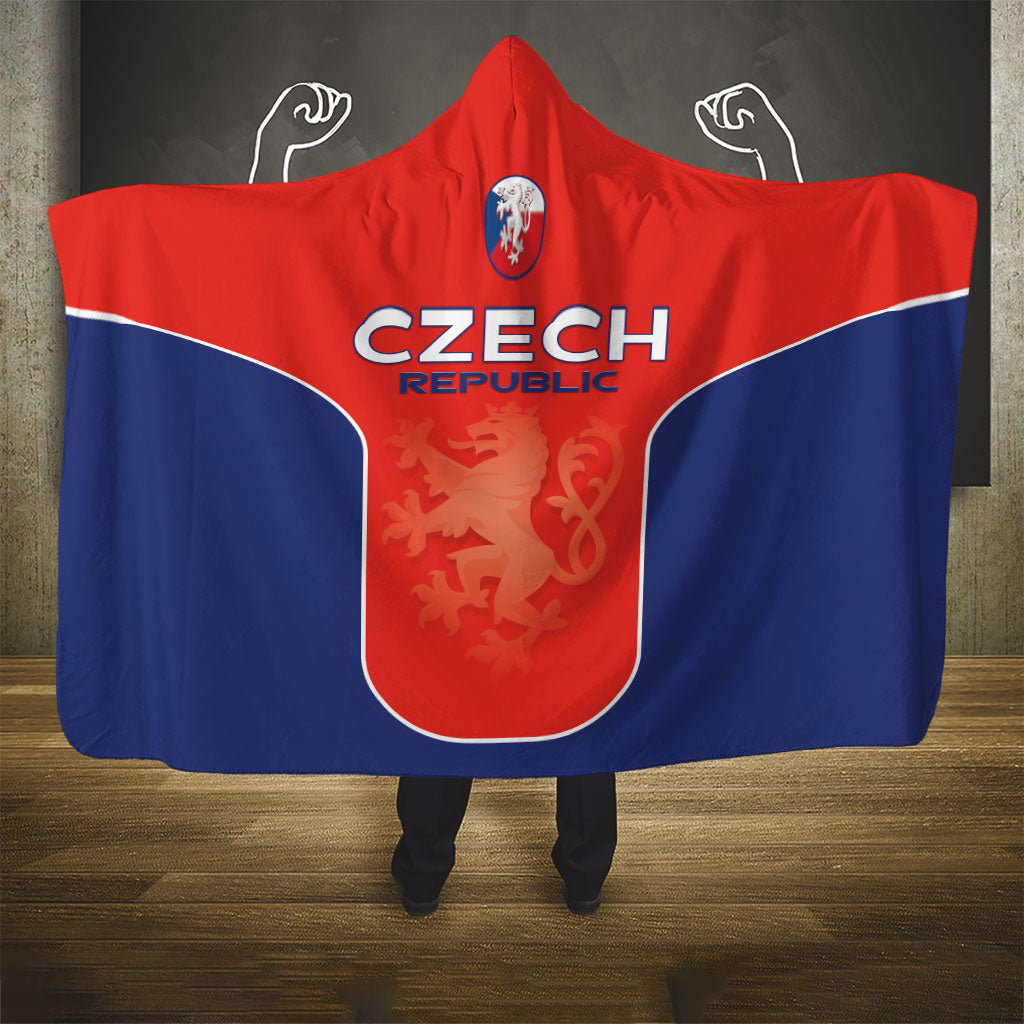 Czechia Football 2026 Hooded Blanket National Lion Unique Style